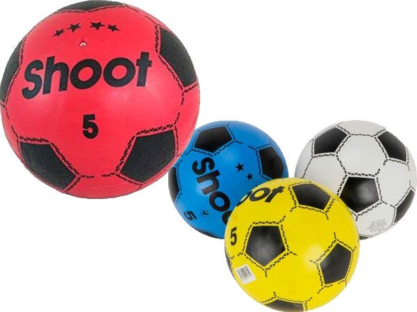 SHOOT Size 5 PVC Soccer Football, Assorted Picked At Random