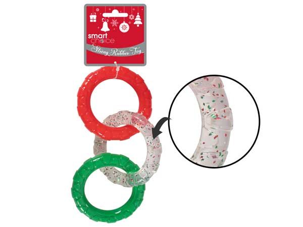 Smart Choice Christmas - Triple Rubber Ring Dog Toy