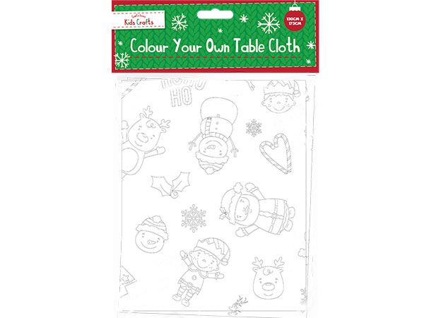 Santa Loves Kids Crafts - Colour Your Own Table Cloth | XMA4034