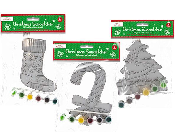 Christmas Suncatcher Kids Craft Set | Wholesale Toys